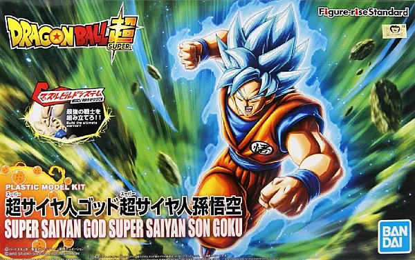 FIGURE-RISE STANDARD DRAGON BALL Z SUPER SAIYAN GOD SUPER SAIYAN SON GOKU PLASTIC MODEL KIT